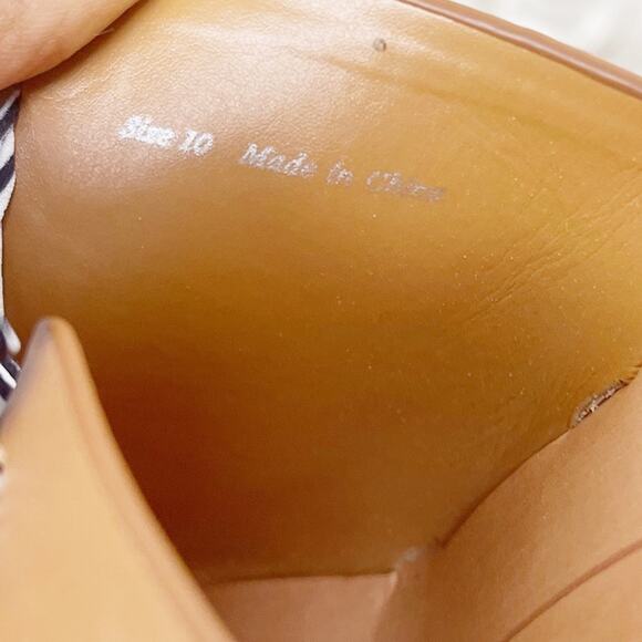 Dolce Vita‎ Women's Amber Leather Heeled Lace Up Sandal in Caramel Size 10 - Picture 6 of 8